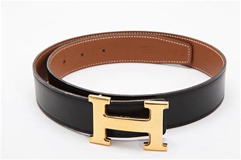 black hermes belt with gold buckle|hermes h belt black.